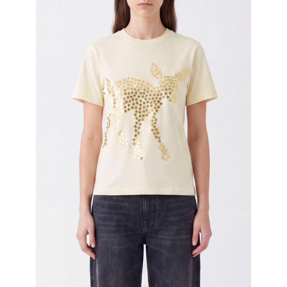 Jw Anderson Women All-Over Star Graphic Print Cotton T-Shirt Jw Anderson